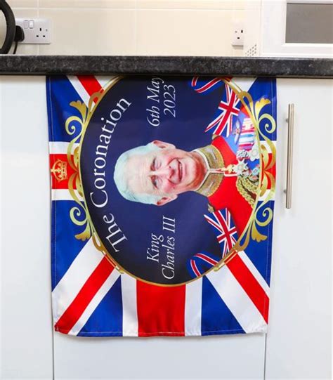 Cm X Cm King Charles Iii Union Jack Coronation Commemorative Tea