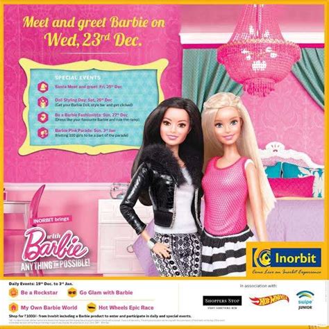 Celebrate Christmas with Barbie at Inorbit Mall Bangalore from 19 December 2015 to 3 January ...