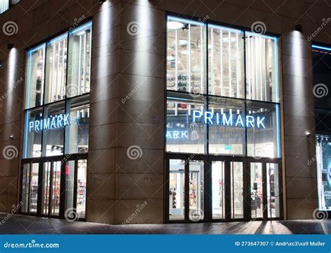 Entrance To Primark Store Primark Is Irish Fast Fashion Retailer