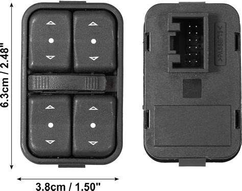 X AUTOHAUX 1 interruptor de control de ventana eléctrica de repuesto