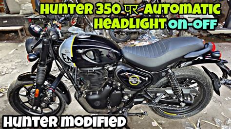 Royal Enfield Hunter 350 Modified Hunter Ppf Lamination Tyre Hugger