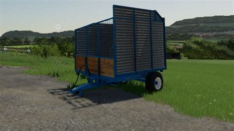 Crooks Single Axle Silage Trailer V1 3 FS22 Mod