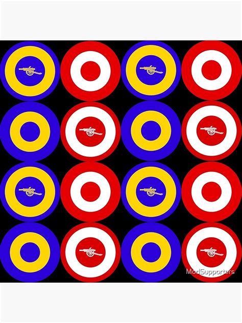 London Gunners Home Away Retro Mod Roundel Poster For Sale By