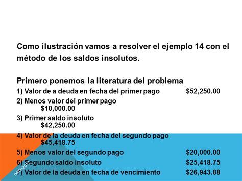 Saldo Insoluto Qué Es Y Cómo Calcularlo Ejemplo