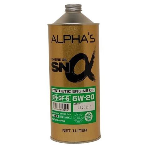 Альфа масло моторное: Масло моторное ALPHA'S 5w30 синтетическое, API SN ...