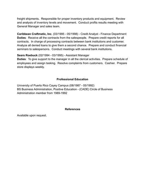 Resume Arlene Rivera Pdf