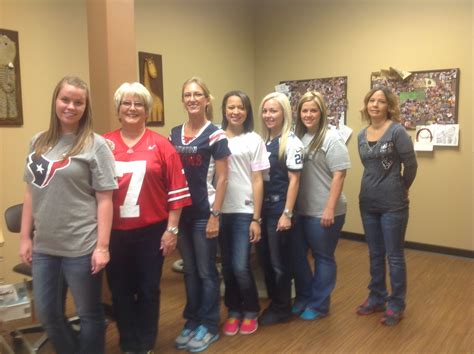Team jersey week at Dr. Kendra Pratt's office! Wear your favorite team