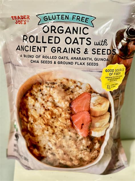 Amazon.com: Trader Joe's Gluten Free Organic Rolled Oats with Ancient