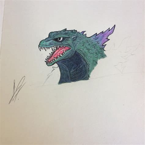 Sketch Godzilla 2000 Drawings