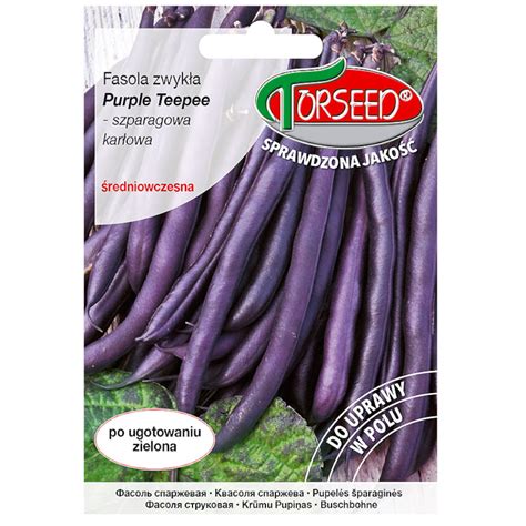 Fasola Fioletowa Purple Teepee Nasiona 30g TORSEED Sklep