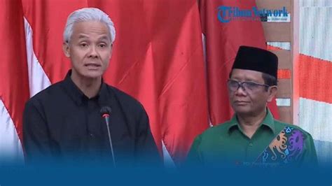 Breaking News Pdi Perjuangan Pilih Mahfud Md Sebagai Cawapres Ganjar