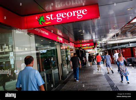 St. George bank logo seen in Brisbane, Australia Stock Photo - Alamy