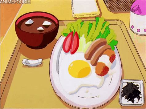 Food Anime  Food Anime Egg Discover And Share S