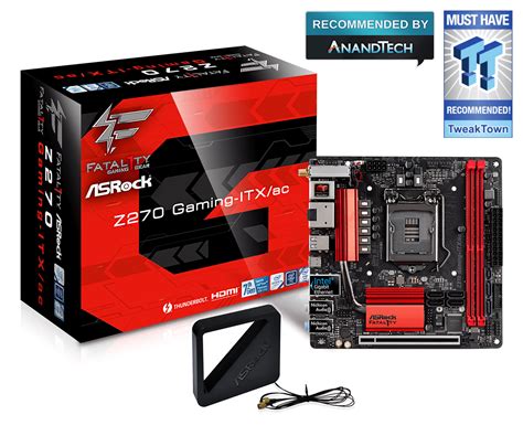 Asrock Fatal Ty Z Gaming Itx Ac Motherboard Specifications On