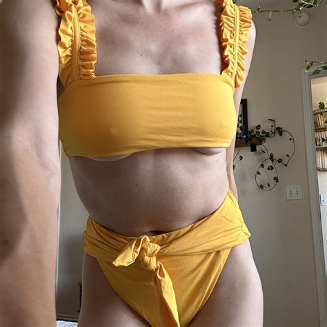 Yellow Onia Bikini Set Size Xs The Bottoms Would Depop