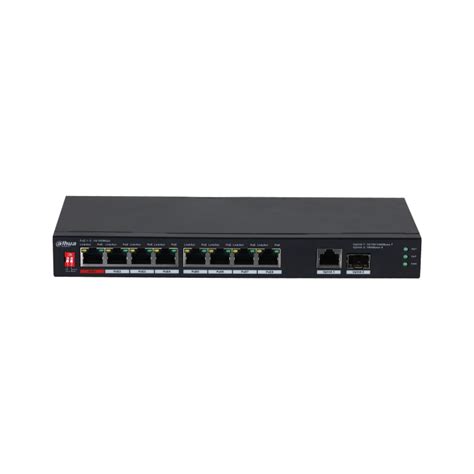 DH-PFS3110-8ET1GT1GF-96 8-портовый неуправляемый коммутатор с РОЕ