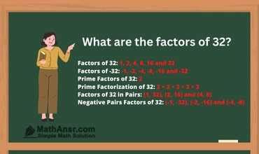 Factors of 32
