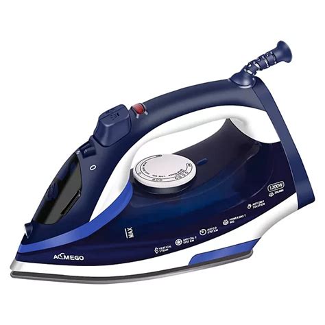 Aemego Steam Iron for Clothes Lightweight Portable Iron with Non Stick Ceramic Soleplate Anti ...