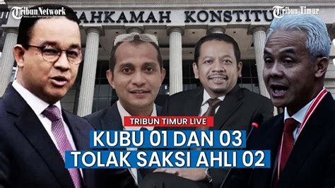 PERTANDA APA Hakim MK Tolak Keberatan Kubu 01 Dan 03 Soal Saksi Ahli