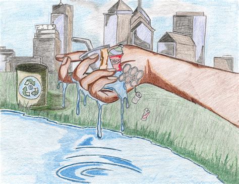 Stop Water Pollution Drawing At Getdrawings Free Download