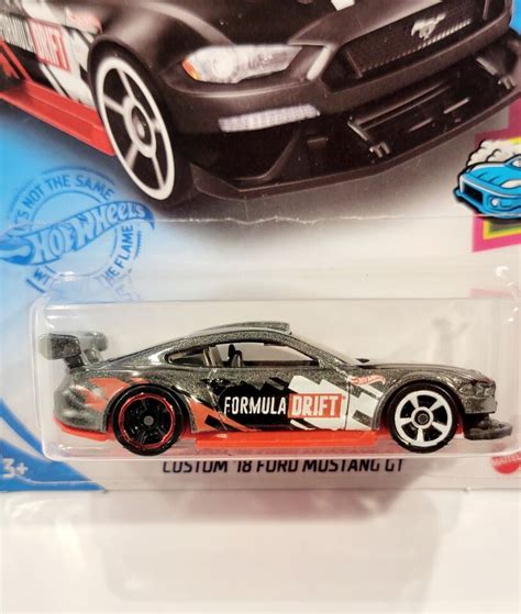 2021 Hot Wheels Custom 18 Ford Mustang GT HW Drift 4 5 Formula Drift