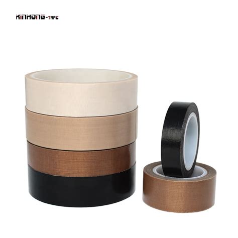 Ptfe Coated Fiberglass Tape High Temp 300°c Resistant