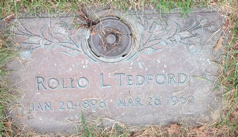 Rollo Lesly Tedford Find A Grave Memorial