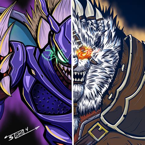 Khazix Vs Rengar On Behance