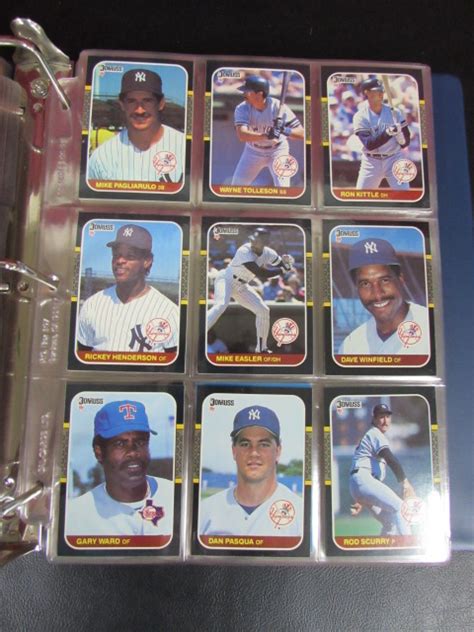 Lot Detail Donruss Baseball Card Set