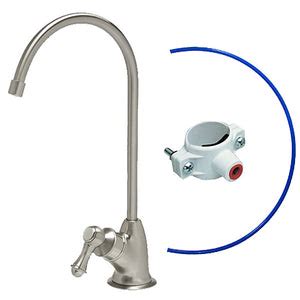 Brushed Nickel Air Gap Faucet - European Style - Reverse Osmosis ...