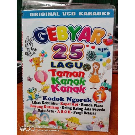 Jual Kaset Vcd Original Gebyar 25 Lagu Taman Kanak Kanak Shopee