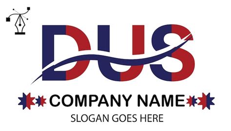 premium vector dus letter logo