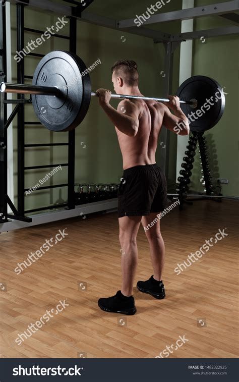 Muscular Guy Naked Torso Sports Shorts Stock Photo Shutterstock
