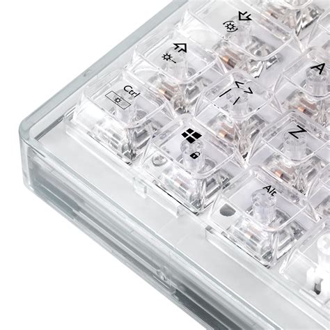 Tastatura Mecanica Gaming Deltaco Gaming DK460 60 Hot Swappable Switches Transparent RGB