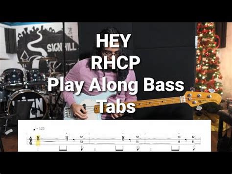 Hey Red Hot Chili Peppers Bass Cover Tabs YouTube