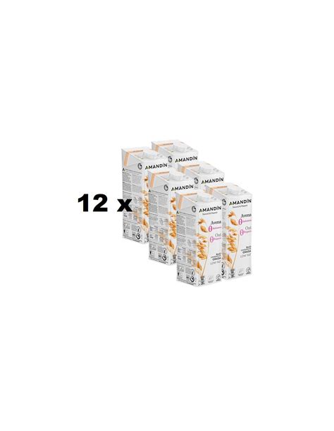 12 X Bebida De Avena Barista Bio 1 Litro Amandin