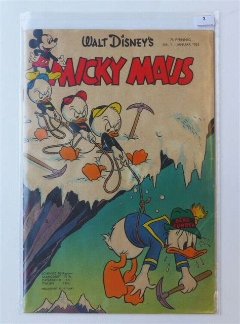 Micky Maus Ehapa Gb Jahrgang 1953 Nr 1 Z3 EBay