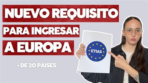 NUEVO PERMISO OBLIGATORIO Para Entrar Como TURISTA A Europa El