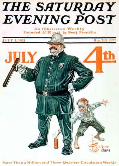 Jc Leyendecker Saturday Evening Post July 4th 1911 07 01 Mad Men Art Vintage Ad Art Collection