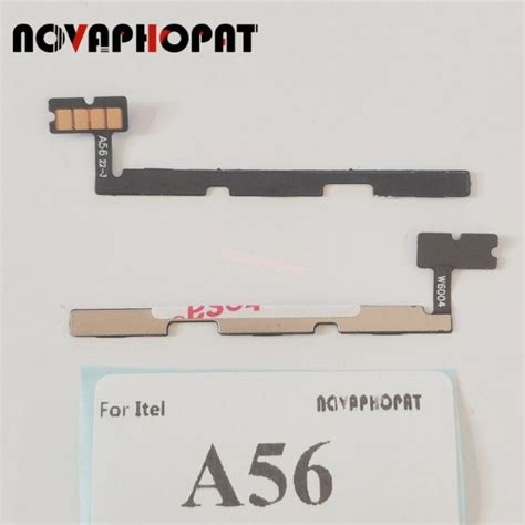 Novaphopat For Itel A56 Power On Off Volume Up Down Ribbon Power Button