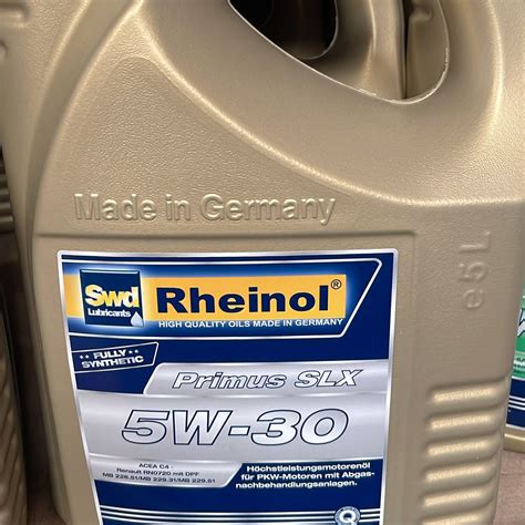 שמן מנוע 5W30 -תוצרת Rheinol - בכר טופז חלפים לרכב