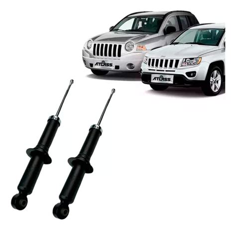 Amortiguadores Traseros Jeep Compass 2 4 2006 2017 Par Cuotas Sin