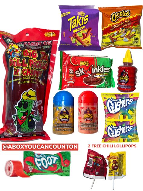 Chamoy Pickle Kit Hot Cheetosandtakis Package Trending Chamoy Etsy