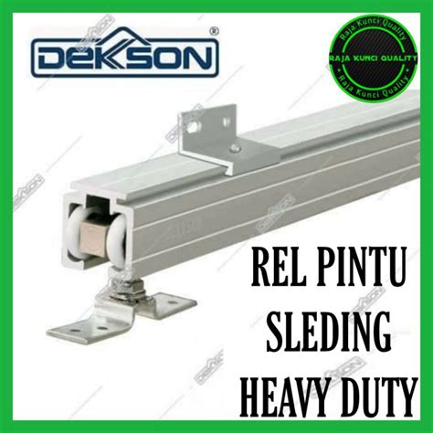 Jual Rel Pintu Sledinggeser 3m Dekson Heavy Duty Premiumrel Gantung