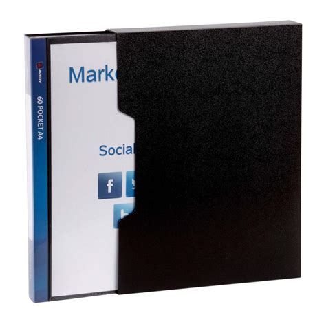 Avery Display Book A Non Refillable Pocket Insert Cover Case