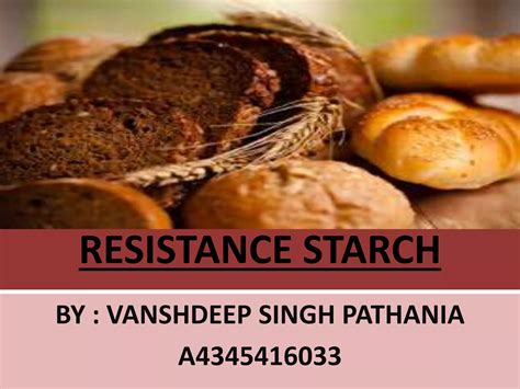 Resistance starch presentation | PPTX