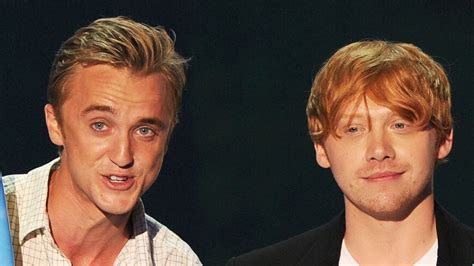 Harry Potter Reunion: Tom Felton Catches Up With the Weasleys