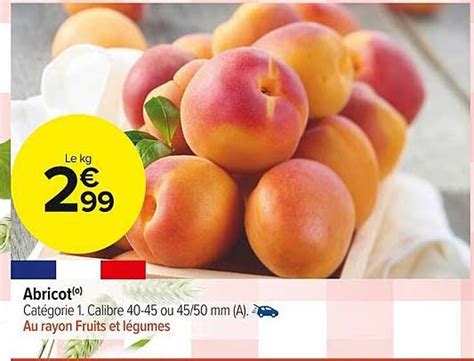 Promo Abricot Chez Carrefour Market Icatalogue Fr