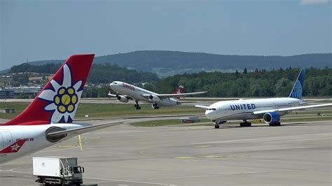 Planespotting During Rush Hour At Zurich Airport ZRH YouTube