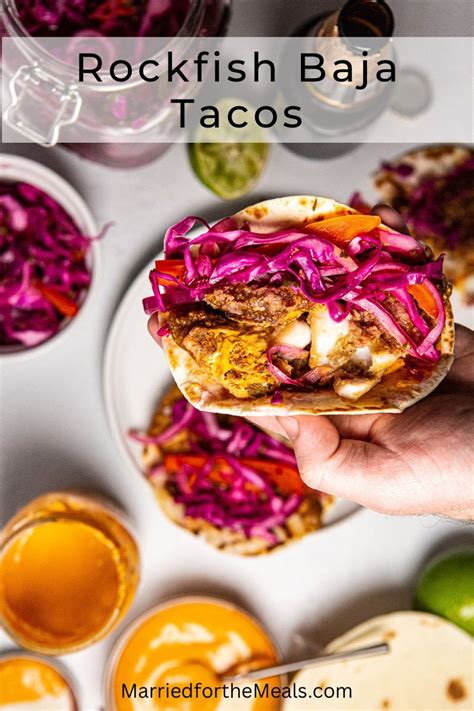 Rockfish Baja Tacos With Chipotle Mayo And Pickled Cabbage Slaw